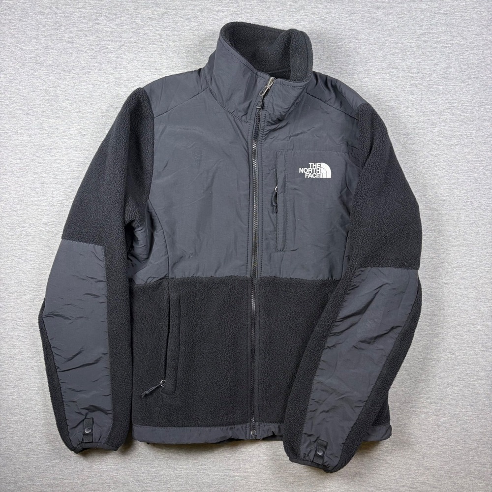 The North Face Jacket Womens S Black Denali Fleece Full Zip Polartec 0556